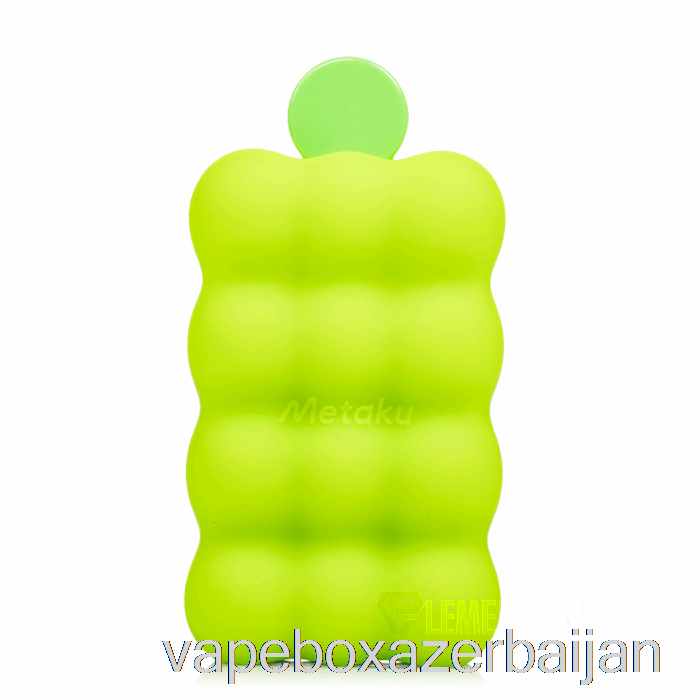 Vape Box Azerbaijan Metaku Spongie 7500 Disposable Green Apple Ice